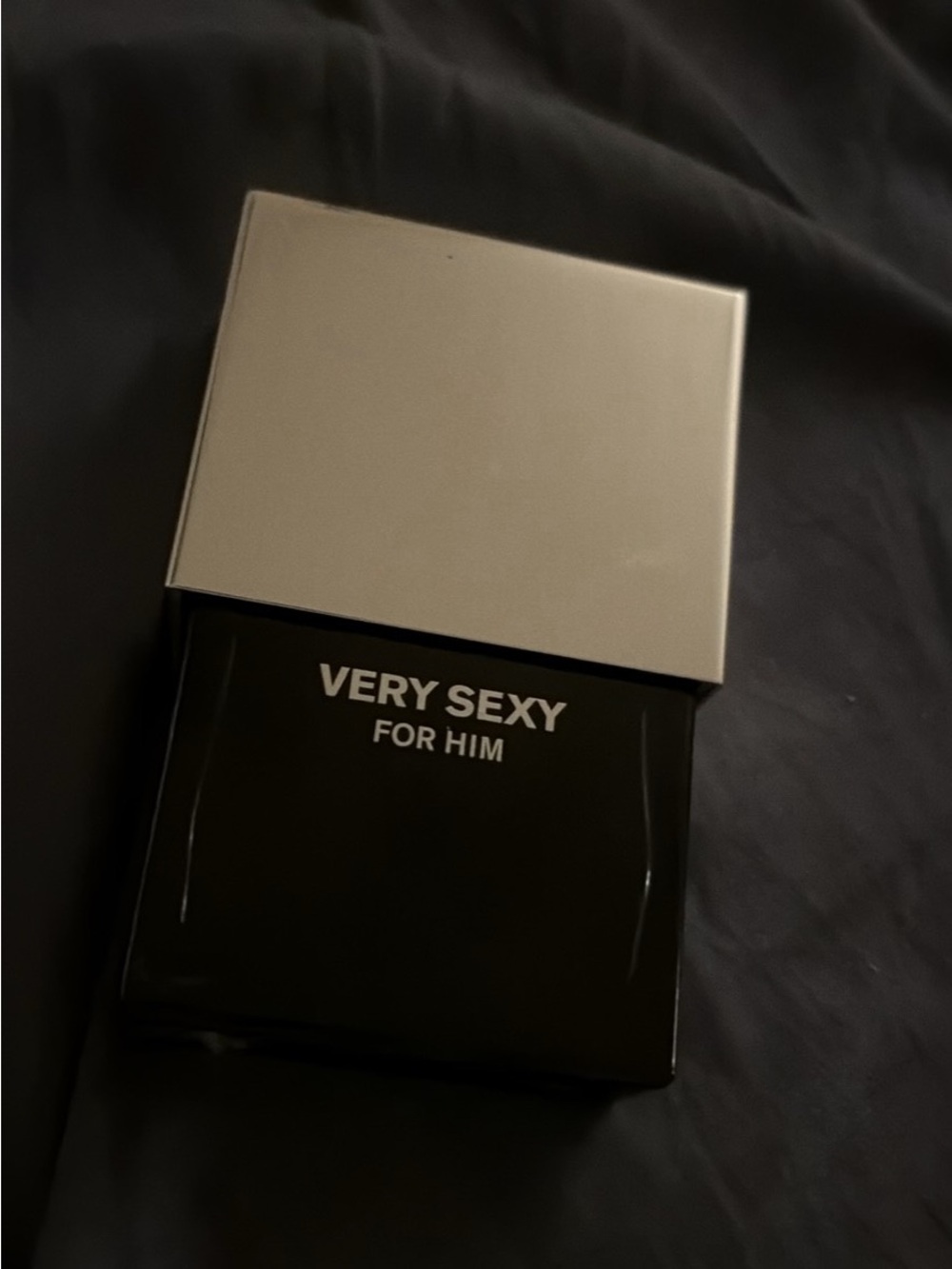 Victoria's Secret Very Sexy For Him - Black & Silver Bottle